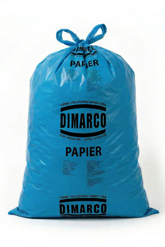 Worek niebieski - Papier