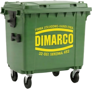 Kosz na odpady 660 L
