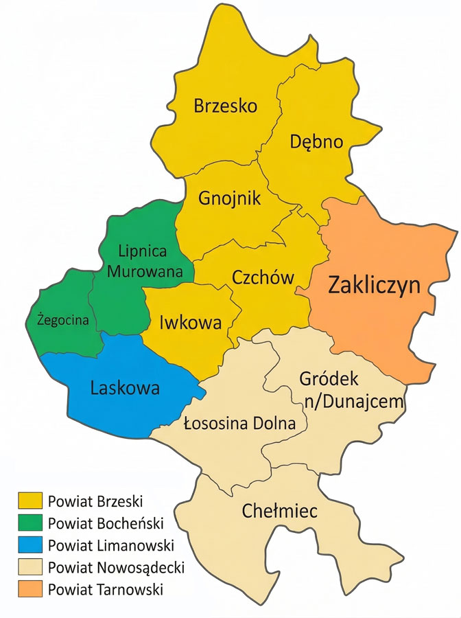 Mapa terenu działania DiMarco